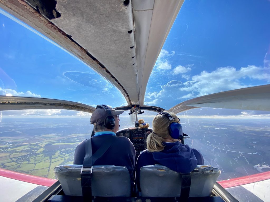 Pilot and passenger