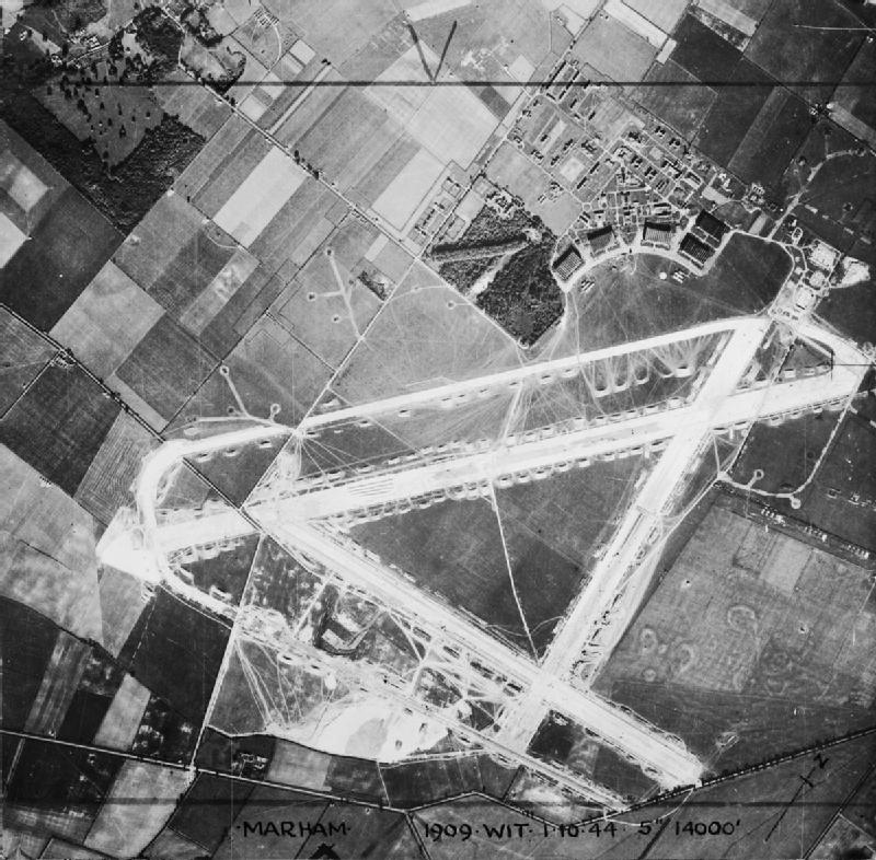 Marham airfield aerial