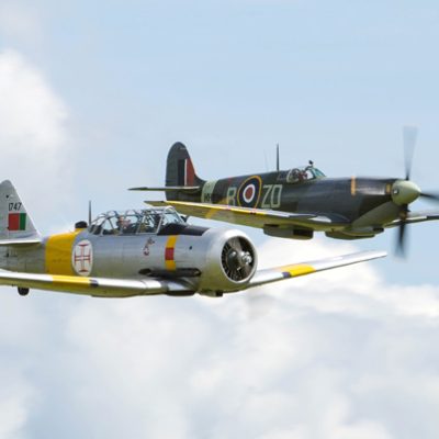 Fly with a Spitfire in the T6 Harvard Warbirds
